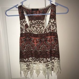 Deb tank top with lace